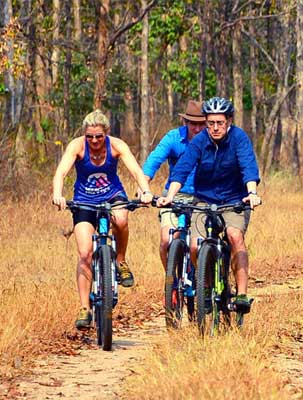 Cycling in Kanha