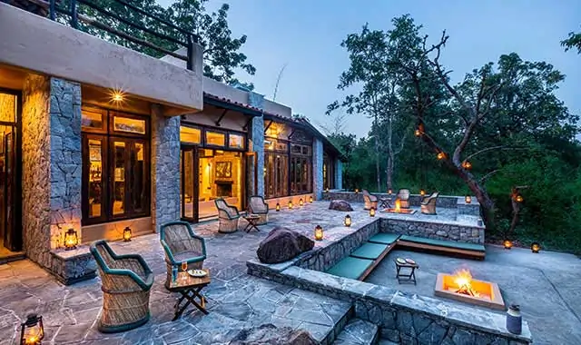 bonefire in kanha