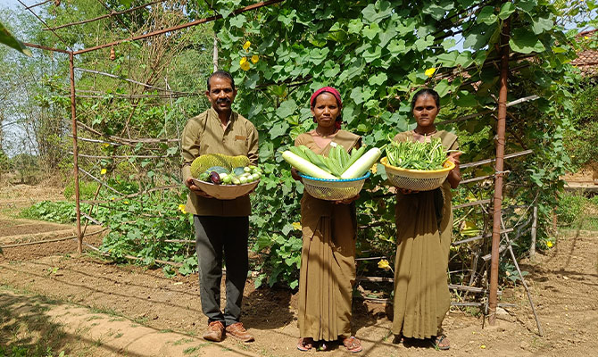 Resort serving Organic food